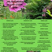 Rendez-vous au Jardin des Passereaux - Animations familiales